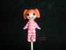 458sp LaLa Doll Chocolate or Hard Candy Lollipop Mold
